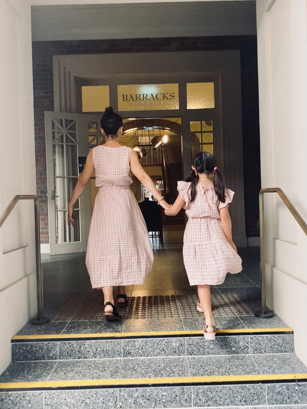 Vintage Gingham Pink